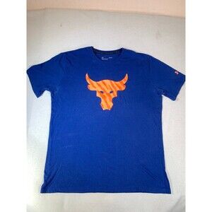 Under armour project rock gators t shirt blue large UA